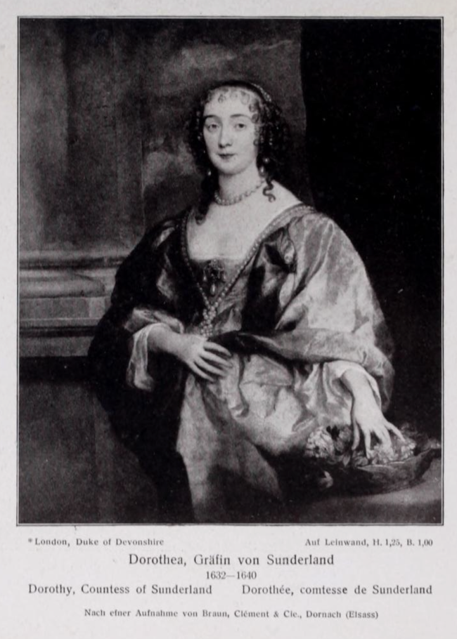 Ritratto di Lady Dorothy Sidney Spencer, Contessa di Sunderland